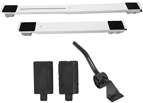 Universal Transportroller mit Brecheisen, 300 kg Tragkraft 45 – 70 cm Ausziehbarer Möbel Roll Wagen Mobiler Stand Wagen für Waschmaschinen, Kühlschränke, Trockner