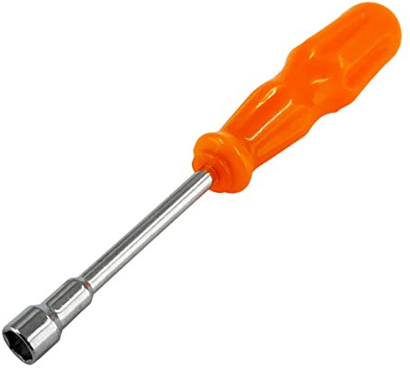 Biaungdo Cacciavite a bussola da 10 mm, cacciavite a dado esagonale in acciaio ad alto tenore di carbonio con punta non magnetica cacciavite a dado esagonale utensile manuale