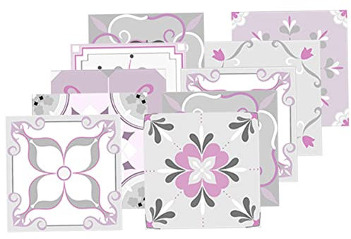 Selbstklebende Fliesenaufkleber 20 Stück Pvc Wasserfest, 10x10 Cm