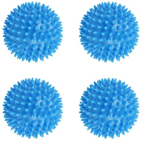ClAZTyict Massageball, harter Stressball, 7,5 cm, für Fitness, Sport, Übungen, 4 Stück