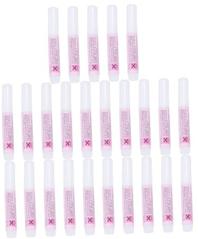 BELLIFFY 25stücke Nagelkleber Für Künstliche Nägel Stark Haftend Schnelltrocknend Für Maniküre Und -nailart Sicher Für Nägel Für Persönlichen Und Professionellen Gebrauch