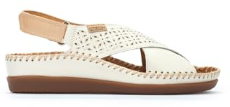 Pikolinos Cadaques Sandalias Cuña Mujer | en Cuero | Blanco