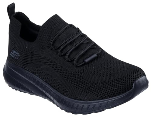 Skechers Squad Chaos Sr Medical Service - Zapatos para Mujer, Tela Negra., 38.5 EU