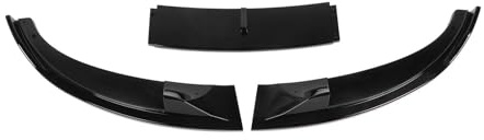 KIFWGIH Lèvre Pare-Chocs Avant Pour BMW E60 E61 M5 2005-2010 Becquet Diffuseur Séparateur Menton Sportif Haute Résistance Glossy Black