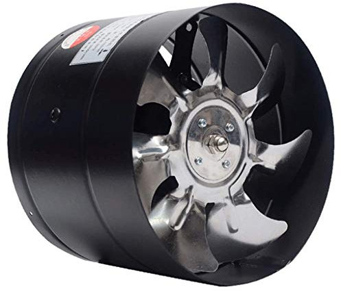 RWSXY Ventilatore di Scarico Circolare, Ventilatore di Ventilazione bidirezionale, Ventilatore di Scarico con inversione per Bagno, Ventilatore di Scarico a Parete