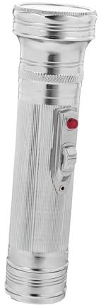 Gatuida Linterna Vintage de Metal 80 para Exteriores, Diseño Clásico y Portátil, Linterna a Pilas Uso Versátil para Actividades al Aire Libre y Camping Estilo Aleatorio