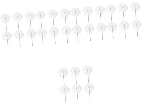 VICASKY 30pcs Diy Windmill Pinwheel Making Kit for Garden Hanging Decorations Unfinished Pinwheel for Painting Party Crafts