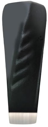 Cale à fendre pour bois – Cale rotative puissante avec forte action de fendage – Cale de fendage forgée en acier massif de couleur signal et grande surface d'impact pour bûches
