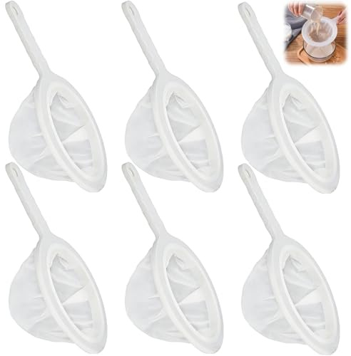 Hiacinto 6 Stück Nylon Feines Sieb Küche (80/100/120/200/300/400 Mesh)