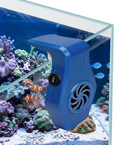 DONGKER Ventilateur de Refroidissement pour Aquarium,avec 2 Vitesses | Ventilateur Mural USB,Jusqu'à 10 Mm D'épaisseur,Fixation Manuelle Par Vis,Utilisation Ultra-silencieuse