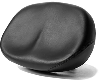 Noseless Selle de vélo Large, Selle de vélo sans Nez, Selle de vélo électrique surdimensionnée et Confortable pour Homme et Femme, Selle de vélo Stationnaire (Style 1)