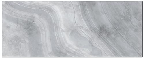 Panorama Spritzschutz Grauer Marmor 40x100 cm - Küchenrückwand Platte - Küchenwand - Küche Selbstklebend