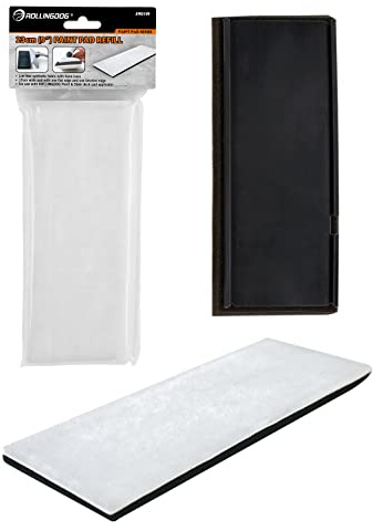 ROLLINGDOG 1PC 9 (23cm) Paint Pad Refill for Walls and Ceilings Smooth Painting,Emulsion and Gloss | Synthetic-filament pad with foam base, for walls and ceilings, water-based paints