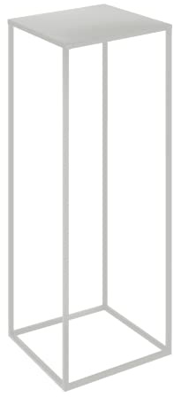 Metall Blumenständer Ständer für Blumentopf Modernes Loft Industriell Plant Stand (Weiß)
