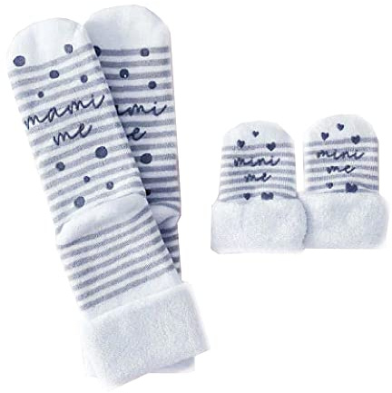 melovely Bambus-Socken für Mama und Baby - Mami me & Mini me, Geschenk für Schwangere, Unisex, Onesize, Pflegeleicht, Kleines Geschenk zur Geburt
