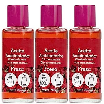 PLUS HOME Aceite ambientador Larga duración, frescor para la casa,habitación,Armario,etc,Aceite Fresa 50ML