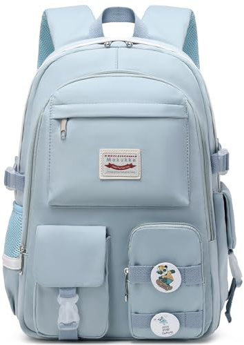 Makukke Rucksack Damen - Schulrucksack Mädchen Teenager, Cute Anime Bookbag Frauen Casual Daypack Anti-Theft Rucksäcke für Universität Reisen Freizeit Arbeit