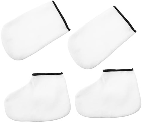 Mipcase 2 Par Exfolierande Fotmasker Och Handmanikyrhandskar Återanvändbart Spa-vårdskit För Fötter Och Händer