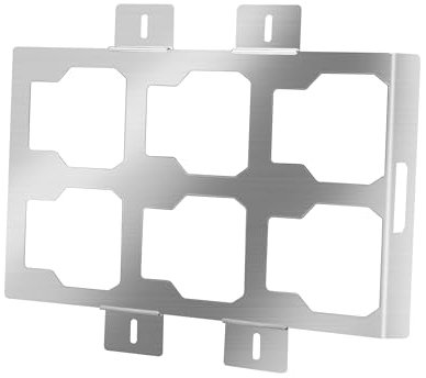 Mounting Plate Compatible with Mil.Waukee Packout Boxes, Stainless Steel, 50 Lbs, for Tool Storage and Organization System (Half Plate)