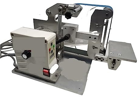 OTENC Lijadora Orbital, Máquina Amoladora de Correa de 915x50mm con Motor sin escobillas de 750W, lijadora de Correa, pulidora, afiladora, pulidora para fabricación de Metales, carpintería y Pulido
