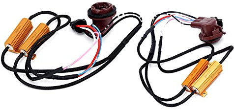 2 Stücke 3157A Led-Decoder 50 Watt Lastwiderstand Blitzfehlerunterdrückung Lastwiderstand Blinker Led-widerstand Kit für Autoscheinwerfer Nebelscheinwerfer