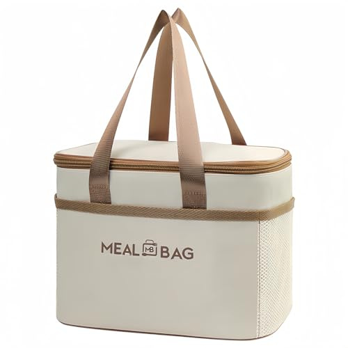 QINGLIKUNM Zaino termico, borsa da pranzo portatile, pieghevole, riutilizzabile, adatta per tutte le stagioni e adatta per viaggi, ufficio e studenti. (M)