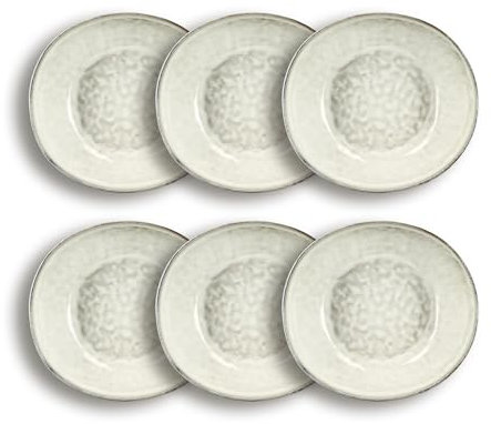 OGO LIVING - Lot 6 assiettes creuses boral 21cm en autres céramiques beige - 2614756