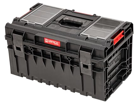 Qbrick System Werkzeugkoffer Werkzeugkasten Leer Werkzeugkiste Box Behälter ONE 350 2.0 Profi Schwarz 585 x 385 x 320 mm