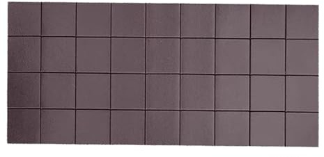 Feuille magnétique – Feuilles magnétiques avec adhésif | 36 bandes magnétiques | Carrés magnétiques ultra fins – Aimant mural puissant avec dos adhésif – Pour cuisine, école, travail, salle de classe