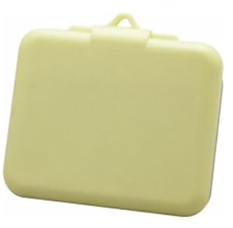 PokeAsh 531 Portable Ashtray Pocket Ashtray Ashtray Slim Compact Palm-sized Handheld Standing Type 2-way Ivory