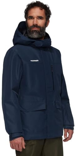 Fall Line Hardshell Thermo Hooded Jacket Men marine (5118) M