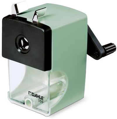 Dahle 00155-17460 Bleistiftspitzmaschine 155 mit Zwinge, 12 mm, mellow mint