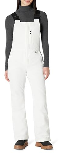 Amazon Essentials Salopette de Ski Thermique Résistante à l’Eau, Coupe Classique Femme, Blanc, XXL