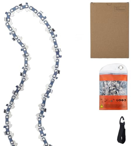 Chainsaw Chain for 12-Inch (30cm) Guide Bar, 1/4 Pitch, 64 Drive Links, 1.1mm Gauge, Compatible with Stihl MSA160C, 36700000064