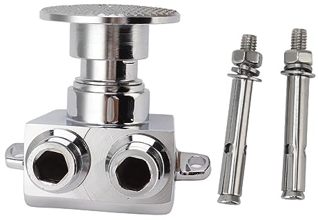 Automatic Sensor Tap Touchless Mixer Bathroom Foot Pedal Valve for Faucet, Stainless Steel Copper Foot Pedal Water Valve Floor Mounted Single Foot Pedal Water Valve for B
