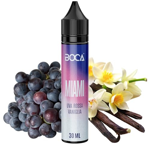 BOCA Aroma Miami 30 millilitri - Gusto Vaniglia e Uva Rossa