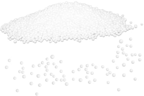 HOLIDYOYO White Foam Beads Bean Bag Filler Cushion Stuffing for Sofa Chair Pillow Filling Multipurpose Soft Foam Particle Refill for Comfortable Support and Use
