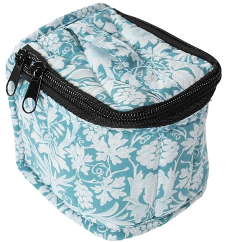 Toyvian Borsa Organizer per Smalti 9 Scomparti per Bottiglie da 15ml Cerniera Protettiva per Viaggi e Uso Domestico