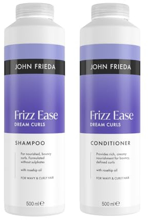 John Frieda Dream Curls Shampoo & Conditioner 500ml x2
