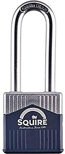 Henry Squire & Sons hsqw45ls 45 mm Warrior Alta Seguridad Candado de grillete Largo – Azul