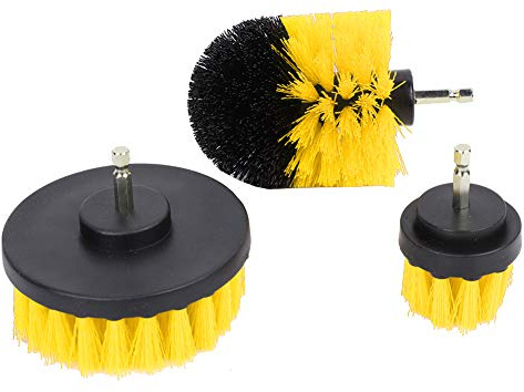 Drill Brush Drill Cleaning Head Brush For Cordless Screwdriver 3 Pieces Brush Attachment Drill Set Cleaning Brush Extensions Brush Electric Drill Cleaning Attachment Cordless Screwdriver