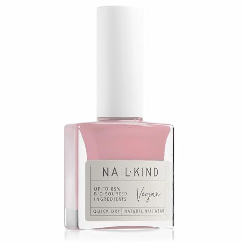 NAILKIND Nude Pink Nail Polish - Miss Ballet - Classic Sheer Pink Nail Varnish - Vegan Nail Lacquer + Peta Certified + Cruelty Free - Quick Drying & Long Lasting - Chip Resistant Manicure - 8ml