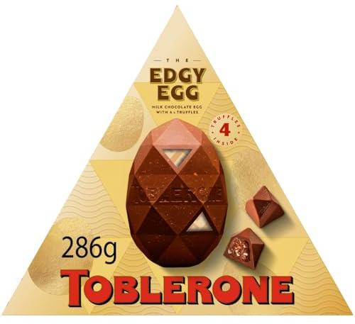 Toblerone Swiss Milk Chocolate Easter Egg with Honey and Almond Nougat 286g