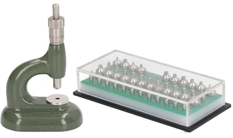 Yctze Uhrenreparatur-Werkzeugset aus Aluminiumlegierung mit 48 Matrizen – Ergonomischer Gehäuseschließer für Uhrmacher, Scratch-Design für Sichere Verwendung