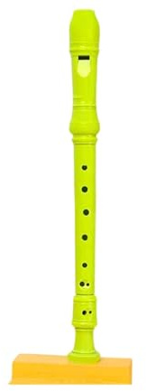Blockflöjt För Nybörjare Blockflöjt 8 Hål För Vuxna Nybörjare G Typ Instrument Med Hög Tonhöjd Tygpåse(Green)