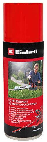 Original Einhell Pflegespray für Messer und Klingen der Gartengeräte (200 ml Inhalt, sorgt für lange Nutzungsdauer und eine konstante Leistung)