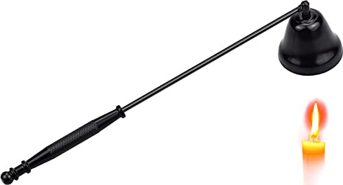 ALFFREUDE Kerzenlöscher Edelstahl Kerze Werkzeug Kerzenwerkzeug Dochtlöscher Kerzen Docht Löscher Kerze Abdeckung Zubehör für Um Sicher Kerzen Auslöschen Docht Flamme