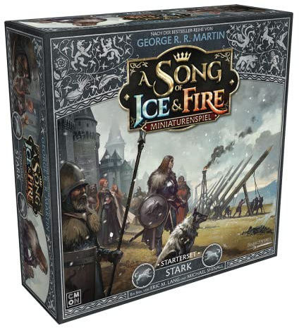 CMON, A Song of Ice & Fire – Stark, Starterset, Tabletop, 2 Spieler, Ab 14+ Jahren, 45+ Minuten, Deutsch, Mehrsprachig, Mehrfarbig, Bunt