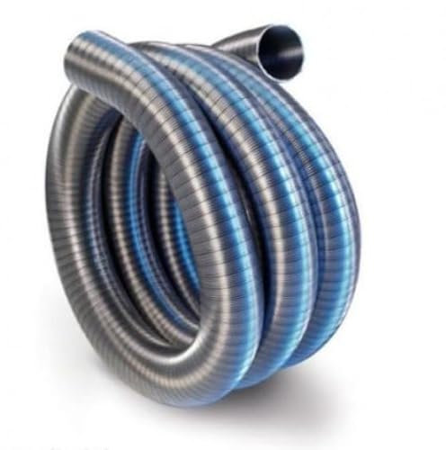 Tubo flessibile acciaio inox per canne fumarie, dimensioni variabili (diametro 180mm, 7)