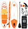 TIGERXBANG Aufblasbare SUP Boards Stand Up Paddleboarding 305x80x15cm mit hochwertigem SUP-Zubehör, Allround-Paddle-Boards für Erwachsene/Kinder, Defender Collection Orange